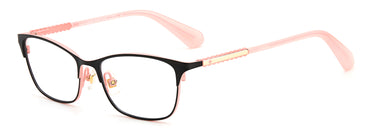 Youth Girls Kate Spade Eyeglasses: Massy - Black SpecSMART Eye Clinic (Diagonal View)